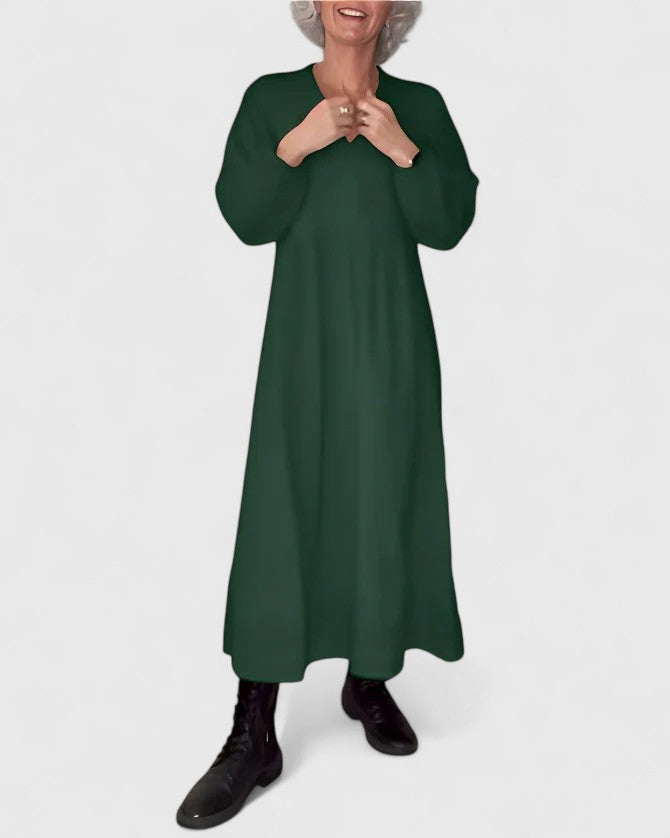 Seryphiah — Robe Femme Elegante Marron Rouge Verte Bleue Pour Diversite Style