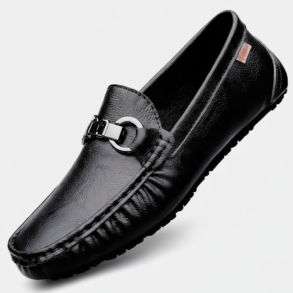 Alessio | Mocassins Conduite Cuir Grainé Homme | Confort