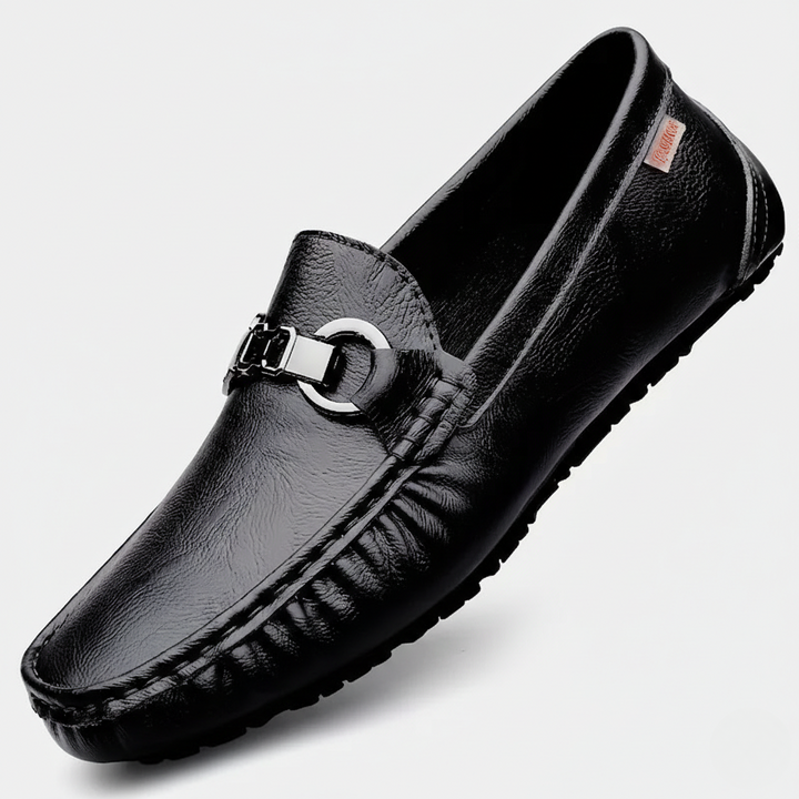 Alessio | Mocassins Conduite Cuir Grainé Homme | Confort