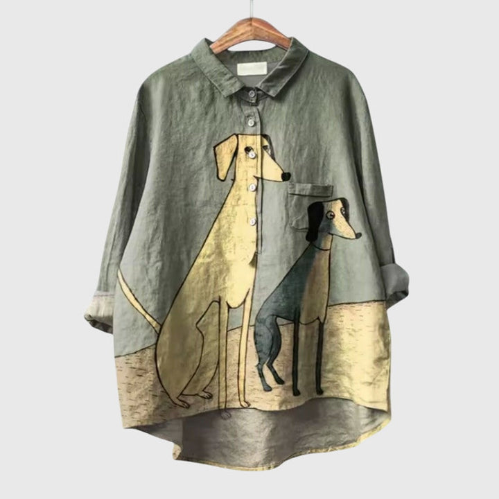 Asta — Blouse Femme Elegante Dog 3, Dog 1 Pour Style Confirme