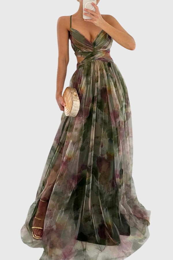 Giselle — La Robe Maxi Florale Qui Explose de Vie