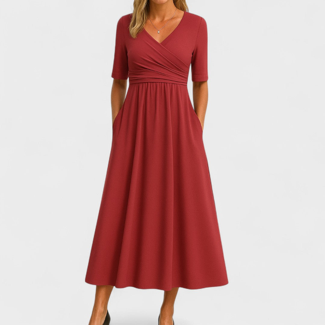 Ida — Robe Midi Élégante Femme