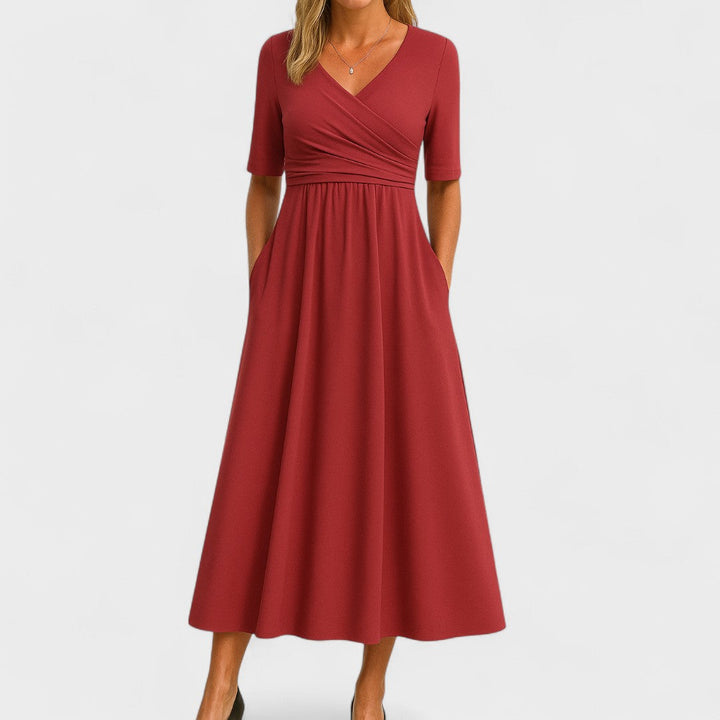 Ida — Robe Midi Élégante Femme