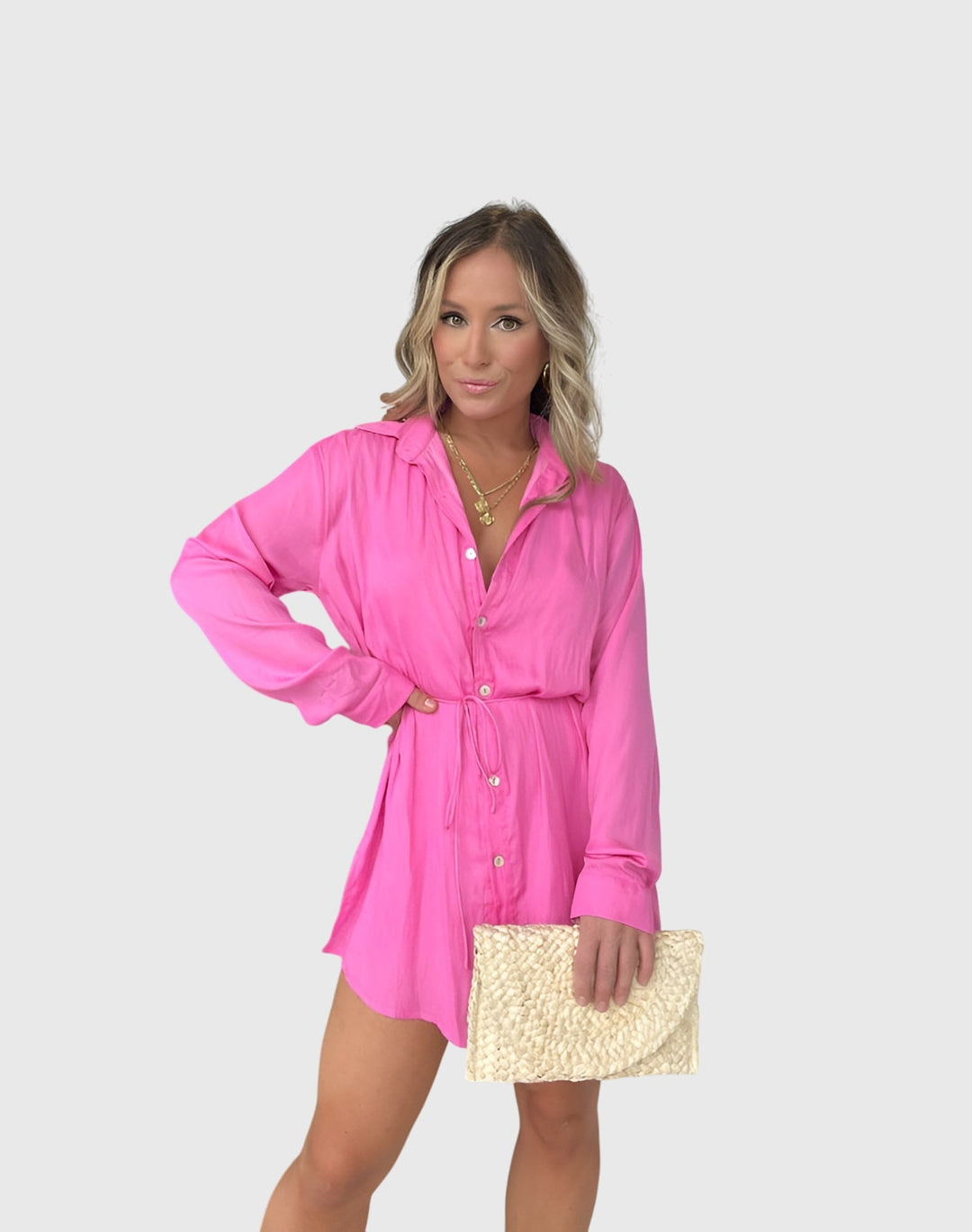 Nova — Robe Combinaison Femme Élégante Rose Bleue Verte Melon