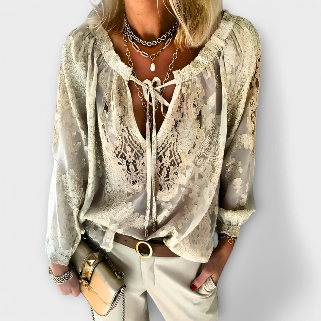 Brunetta — Blouse Femme Sophistiquee Noire Blanche Rose Pour Elegance Confirmee