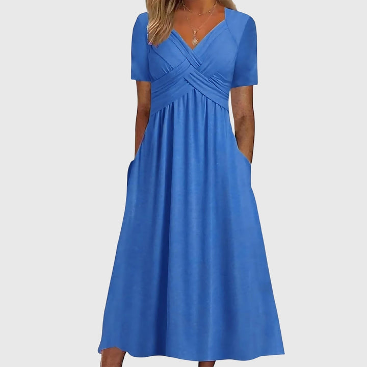Viola — Robe Midi Gainante Ventre Plat