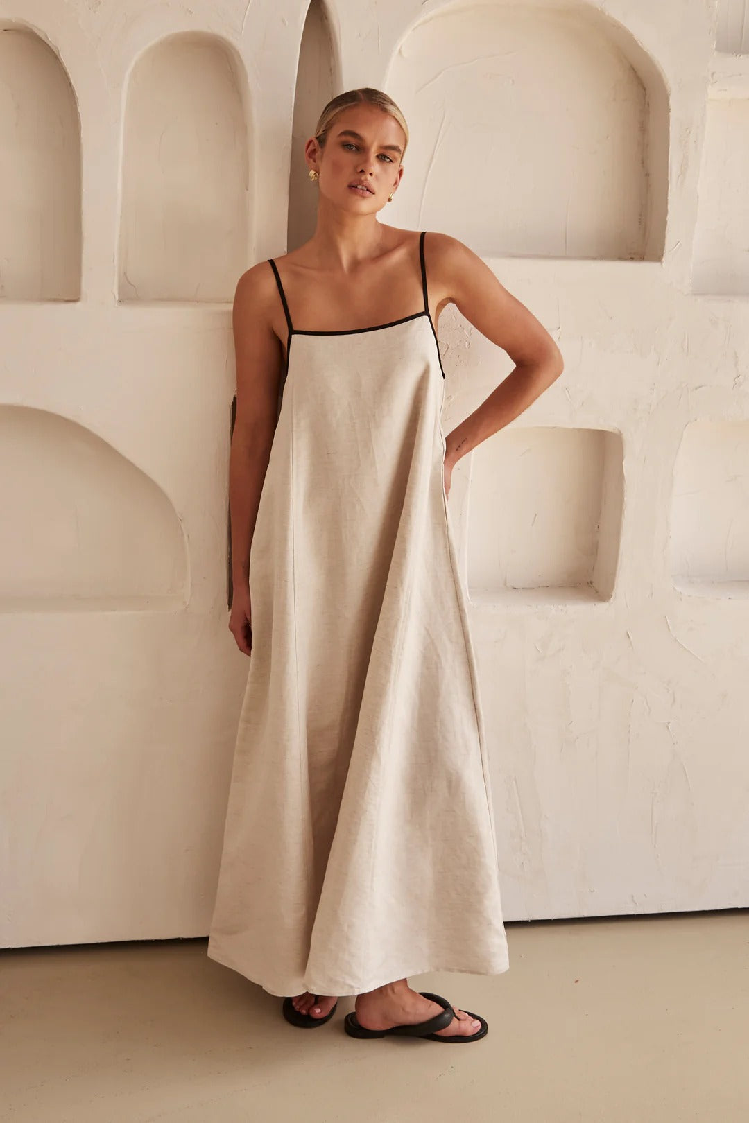 Amber — Robe Femme Mariage Creme Pour Style Confirme