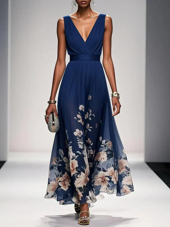 Isabella — Robe Mariage Invitee Florale Imprimee Maxi Chic