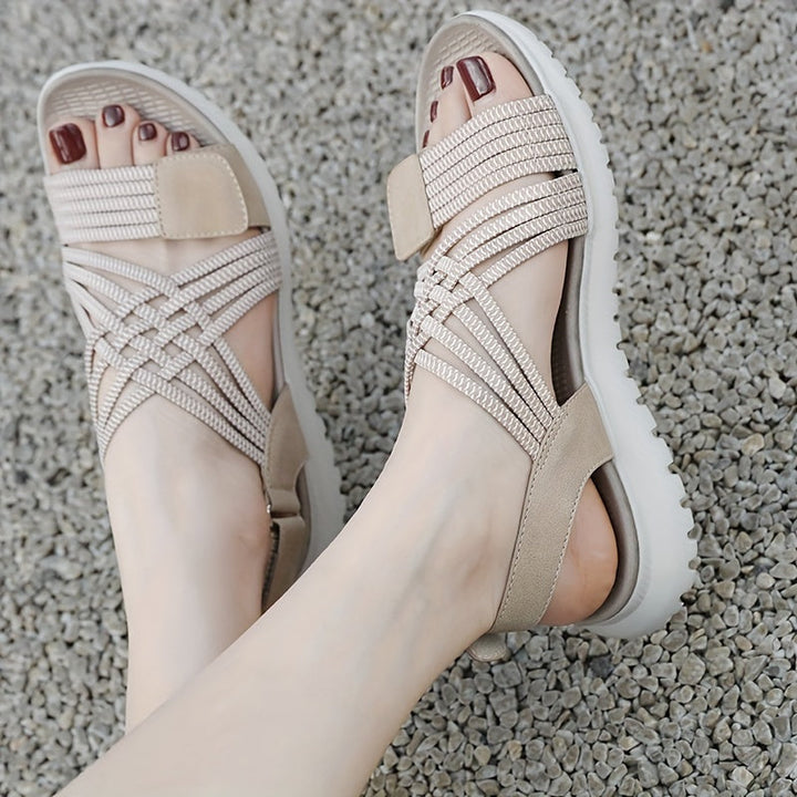 Carmen | Sandales Plates Orthopédiques Brides Femme | Confort Marche