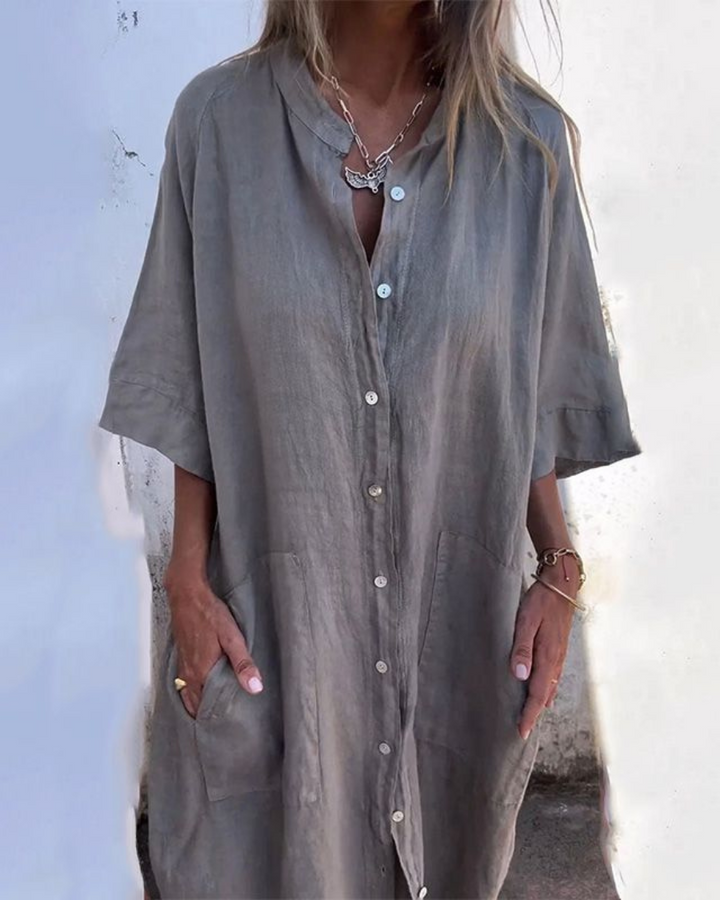Darcey — Robe Femme Boho Noire, Kaki, Orange Pour Style Confirme