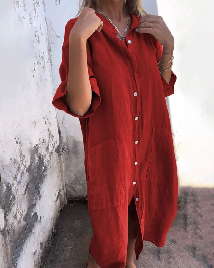 Darcey — Robe Femme Boho Noire, Kaki, Orange Pour Style Confirme