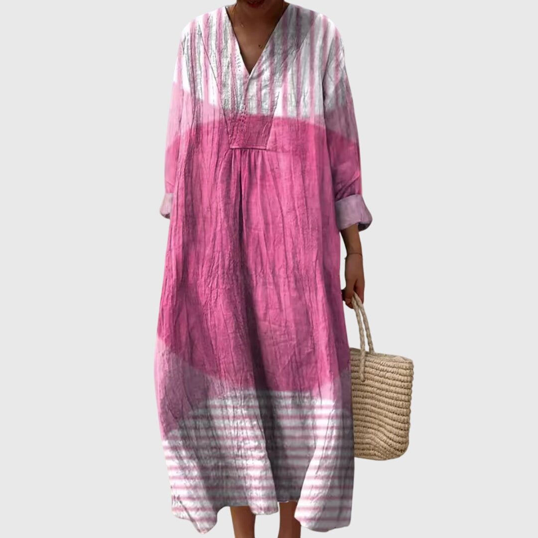 Stephanie — Robe Femme Géométrique Unique Style Moderne