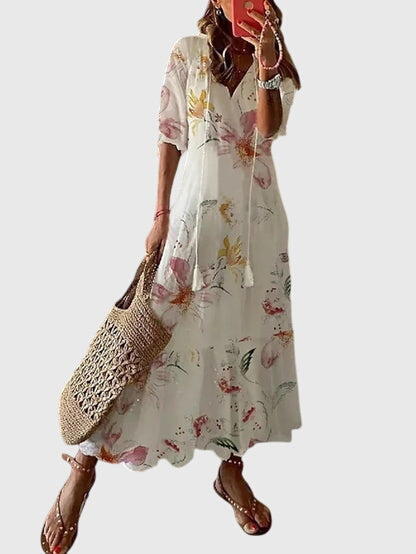 Amalia — Robe Boho Vintage Été