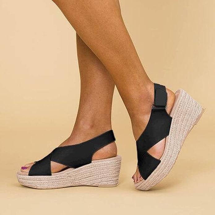 Giulia | Sandales Compensées Été Femme | Confortables Tendance