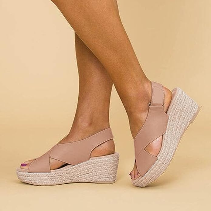 Giulia | Sandales Compensées Été Femme | Confortables Tendance