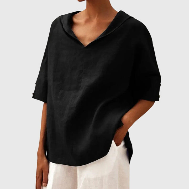 Ayla — Blouse Femme Elegante Kaki, Jaune Pour Style Confirme