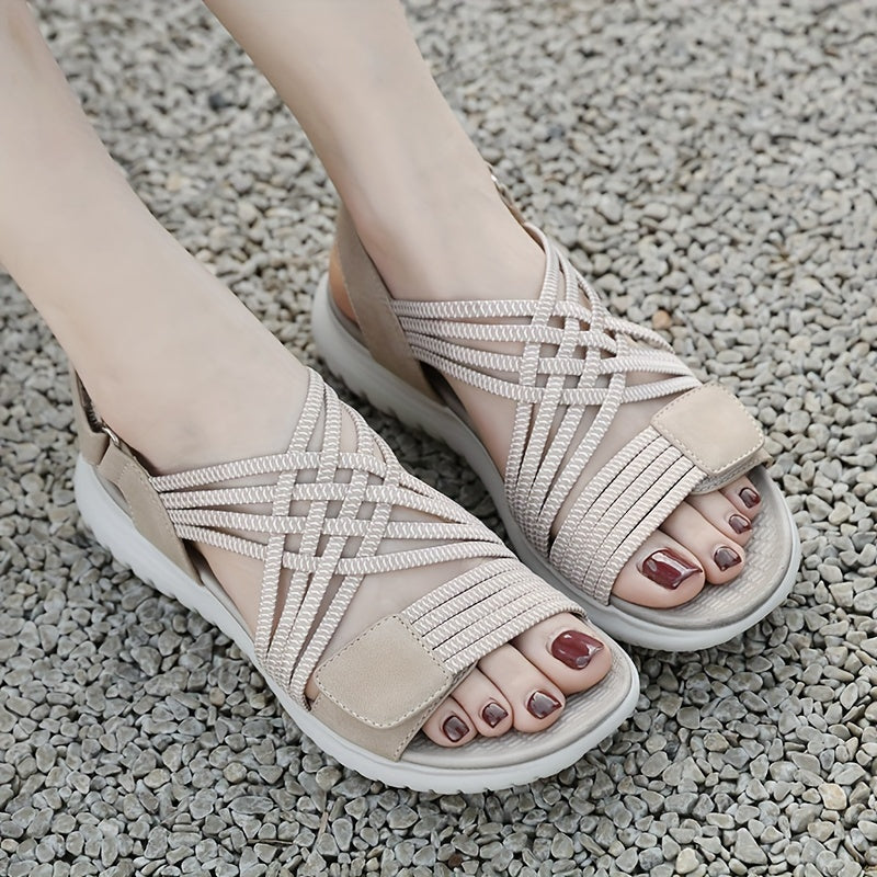 Carmen | Sandales Plates Orthopédiques Brides Femme | Confort Marche