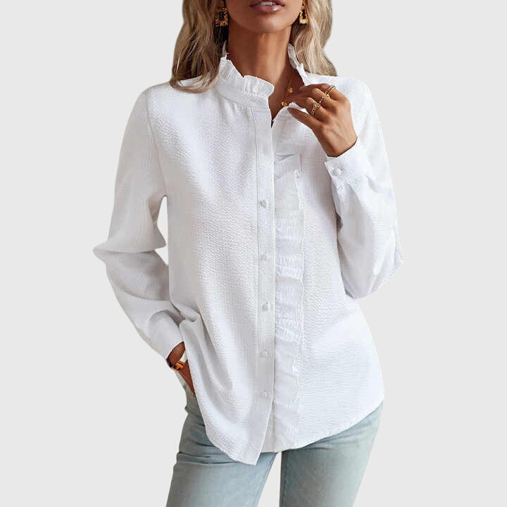 Kaitlyn — Blouse Femme Elegante Rose, Grise Pour Style Confirme