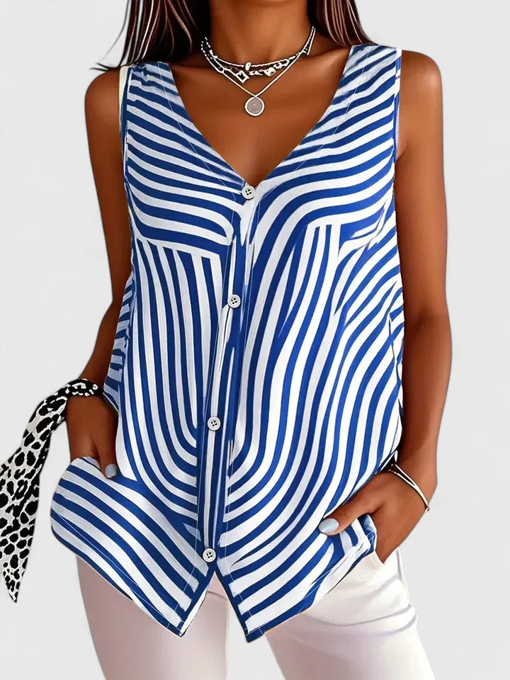 Meliyrah — Blouse Femme Elegante Kaki, Bleue Pour Style Confirme