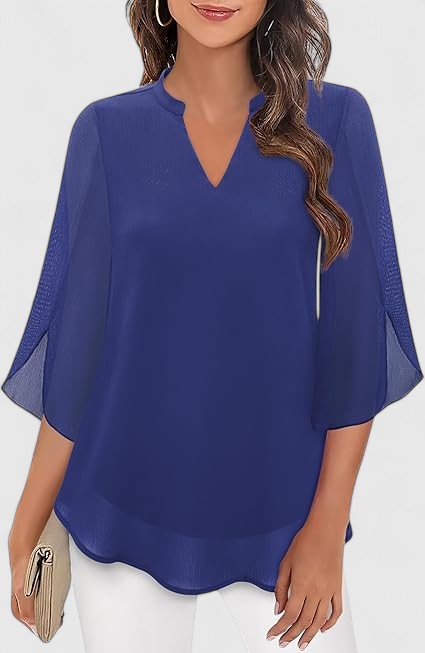 Celinora — Blouse Femme Lin naturel Burgundy, Bleue Pour Style Confirme