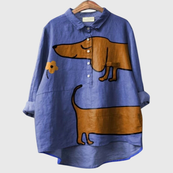 Asta — Blouse Femme Elegante Dog 3, Dog 1 Pour Style Confirme