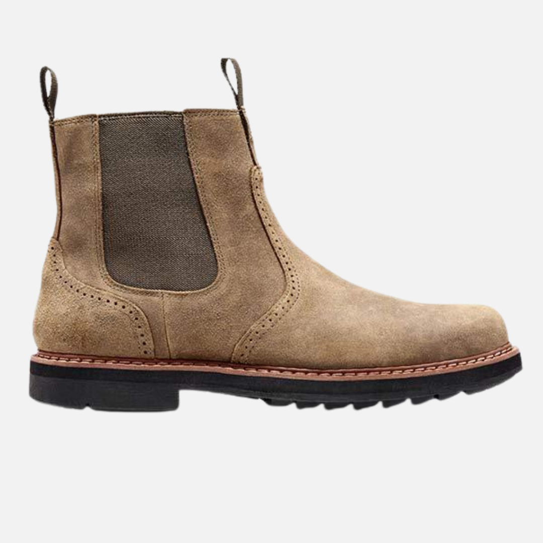 Anton | Boots Brogue Cuir Homme | Marche Élégantes Confortables