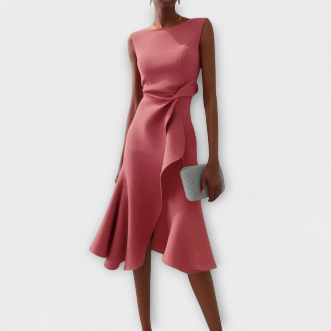 Darlene — Robe Midi Sophistiquée