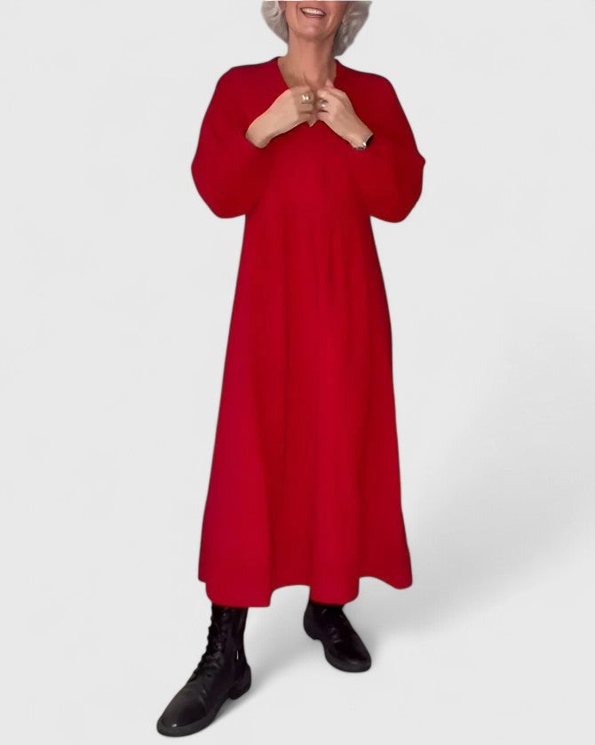 Seryphiah — Robe Femme Elegante Marron Rouge Verte Bleue Pour Diversite Style