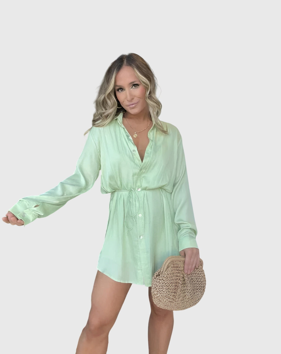 Nova — Robe Combinaison Femme Élégante Rose Bleue Verte Melon