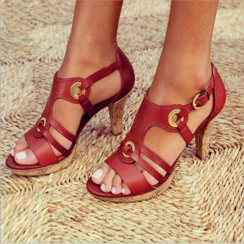 Teresa | Escarpins Bout Ouvert Strass Femme | Confort Élégant