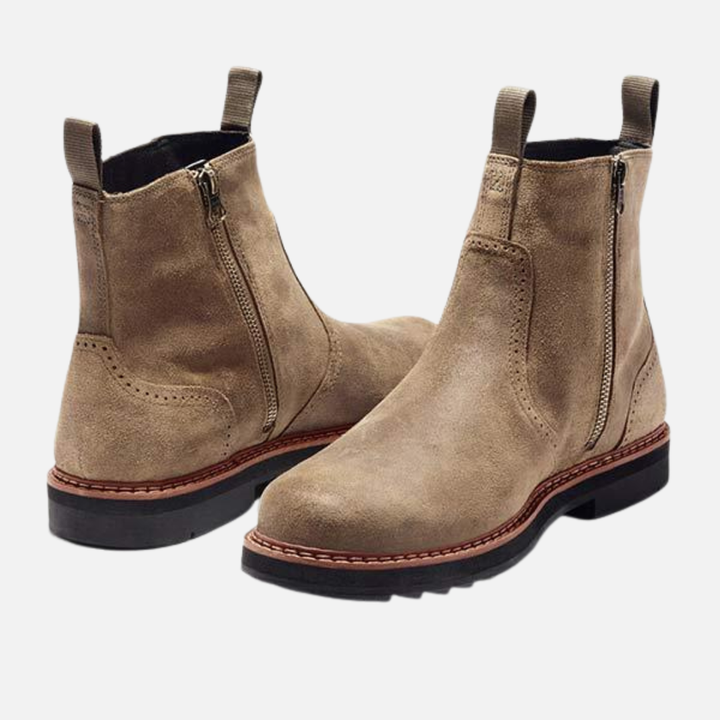 Anton | Boots Brogue Cuir Homme | Marche Élégantes Confortables