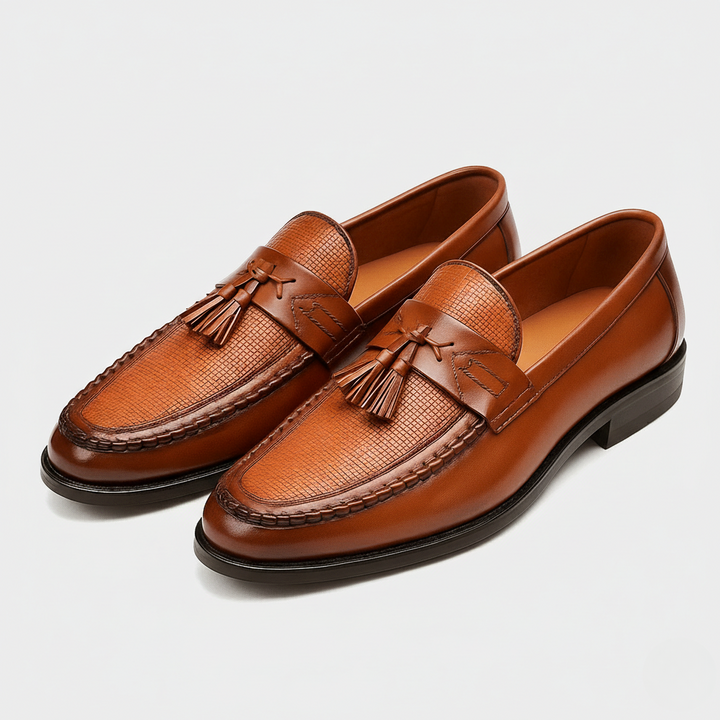 Anatole | Mocassins Selle Glands Cuir Box Calf Homme | Élégance Confort