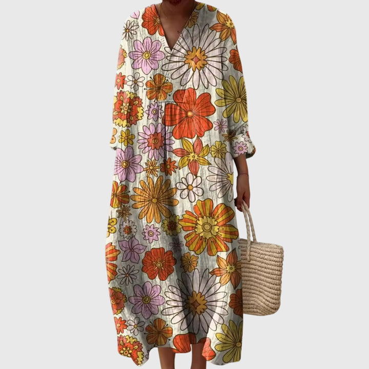 Stephanie — Robe Femme Géométrique Unique Style Moderne