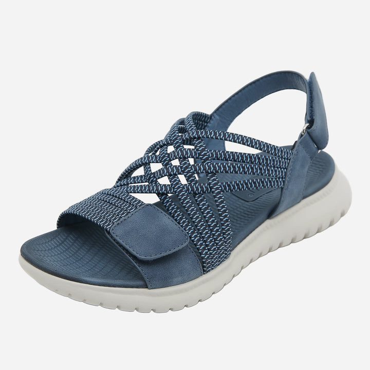 Carmen | Sandales Plates Orthopédiques Brides Femme | Confort Marche