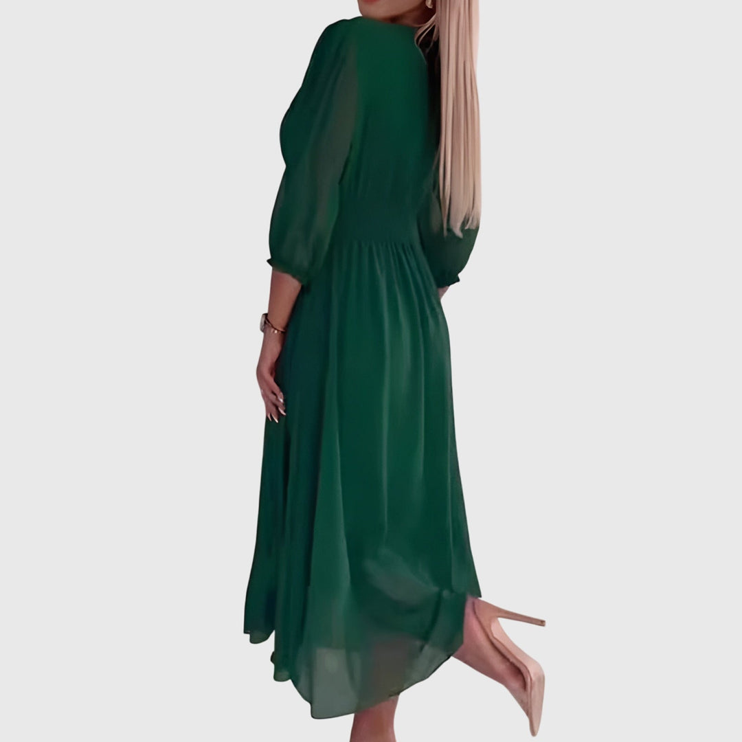 Chloé — Robe Femme Légère Chiffon Soie Pour Élégance Aérienne