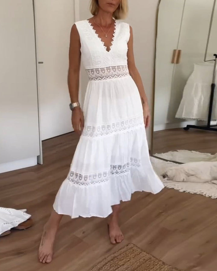 Willow — Robe Femme Boho Blanche Pour Style Confirme