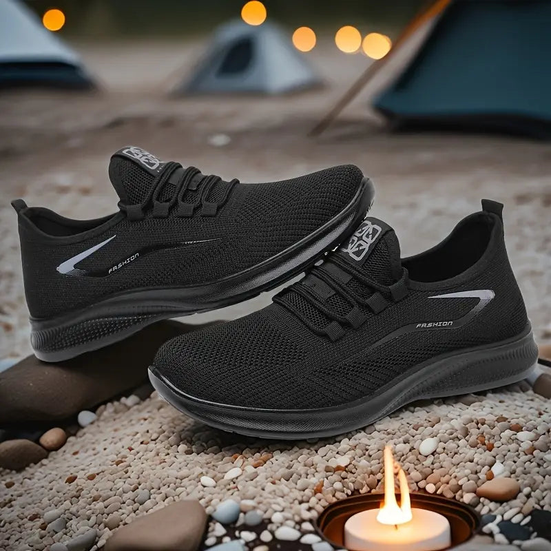 Victor | Baskets Tricot Sans Lacets Homme | Confort Marche