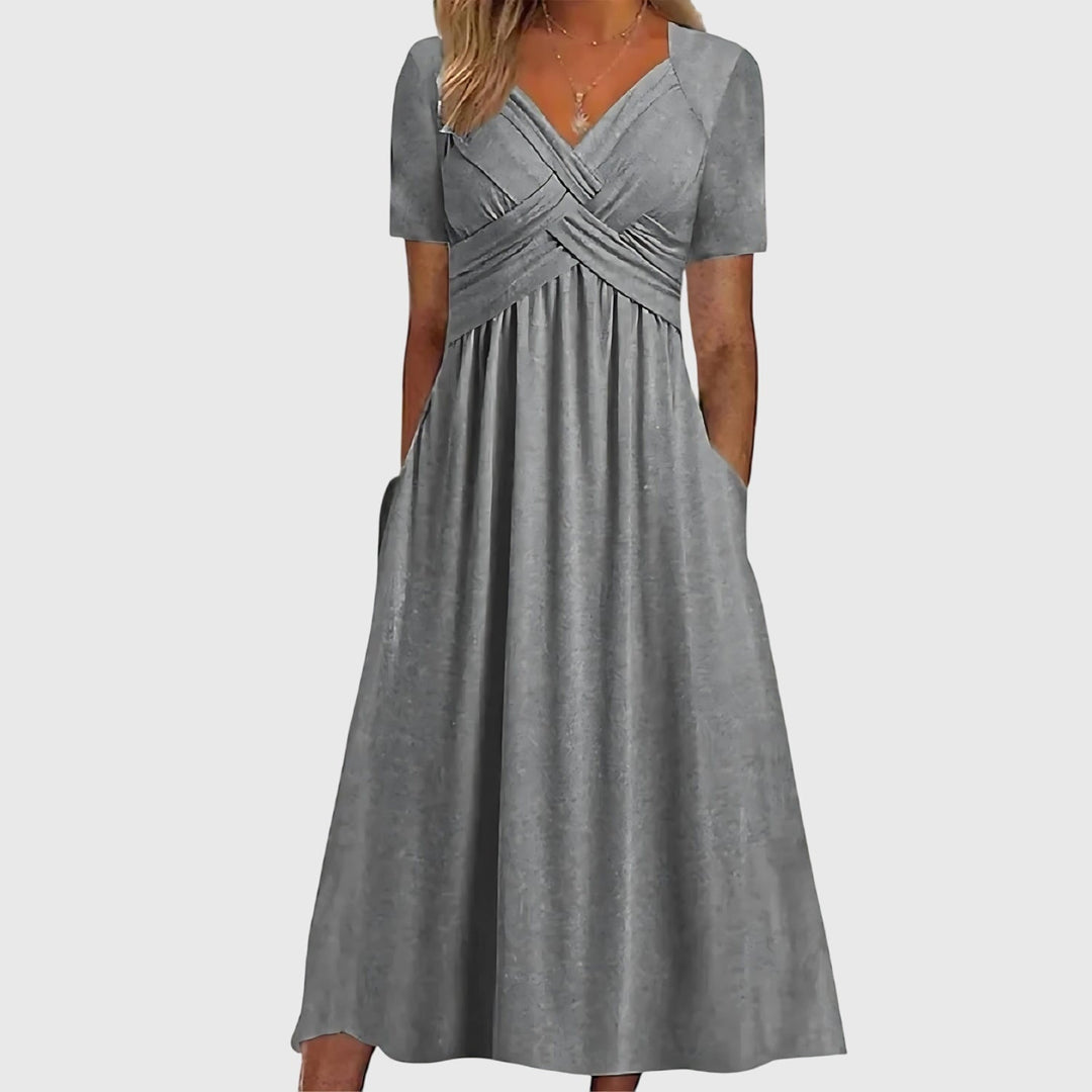 Viola — Robe Midi Gainante Ventre Plat
