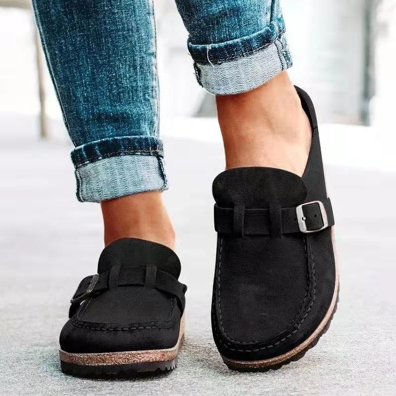 Ginevra | Sandales Boucle Talon Ouvert Femme | Confortables Été