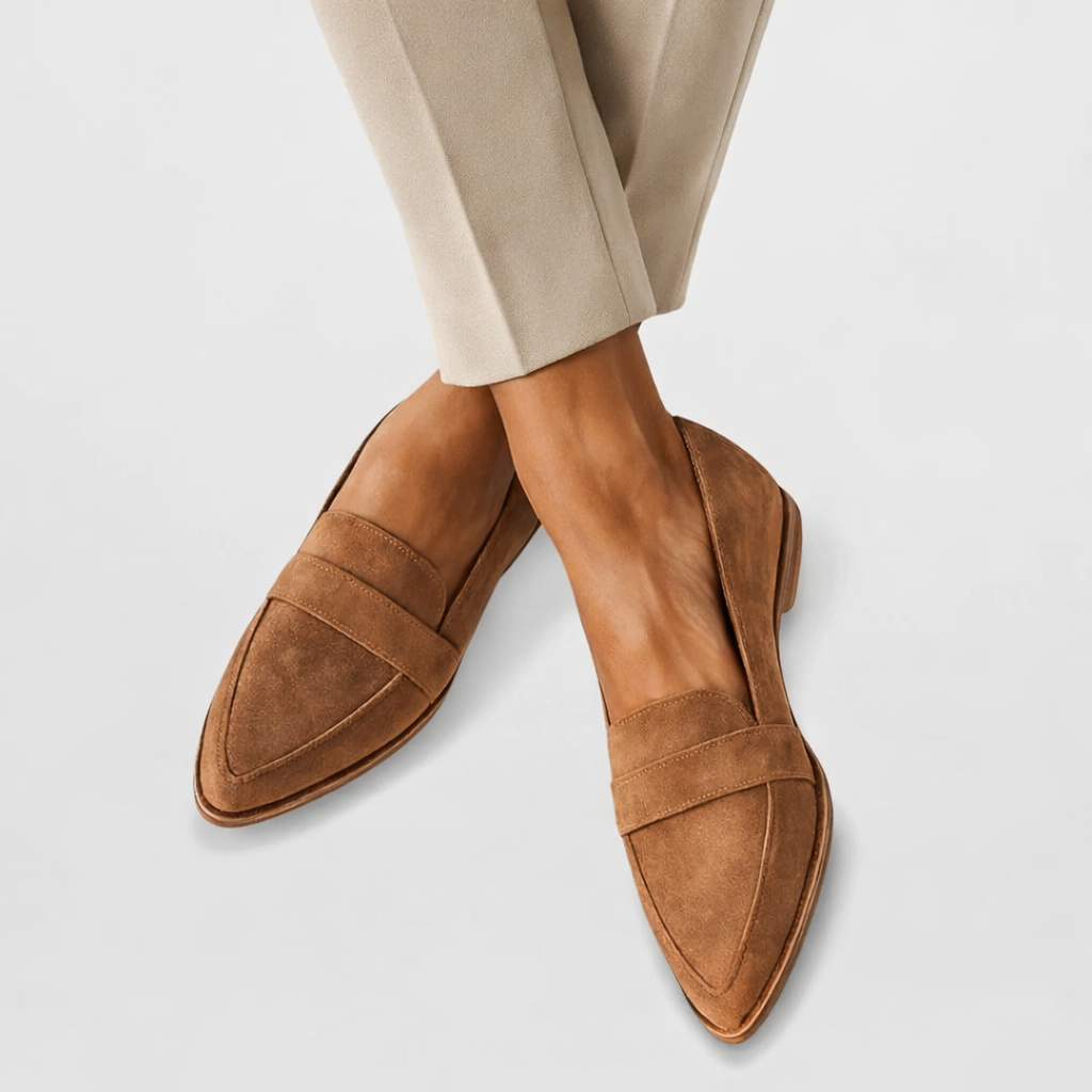 Mocassins Daim Doux Orthopédiques Femme | Élégants Confort Parfait