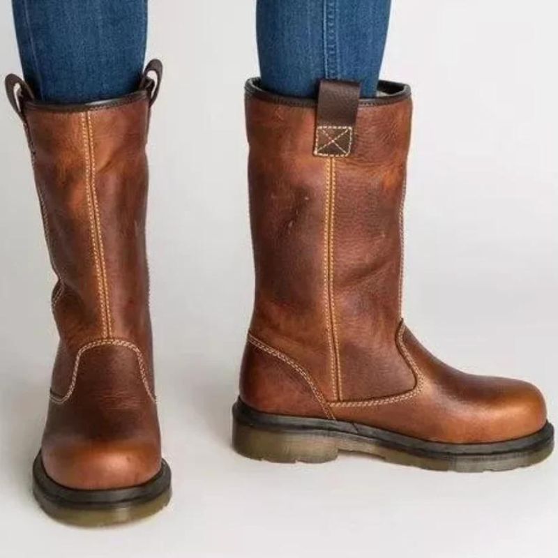 Lorkan | Boots Cuir Doublure Mouton Homme | Confort Hiver