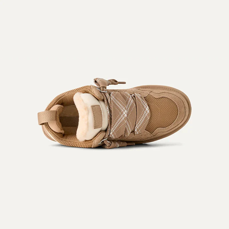 Baskets Orthopédiques Femme | Daim Plateforme Hiver Confort