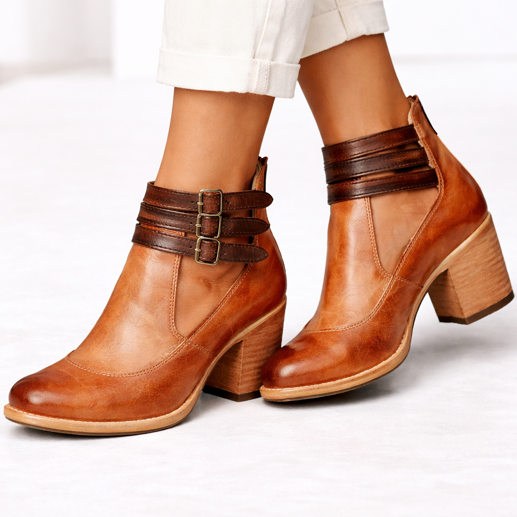 Bottines Talon Femme | Élégance Intemporelle Confort Orthopédique