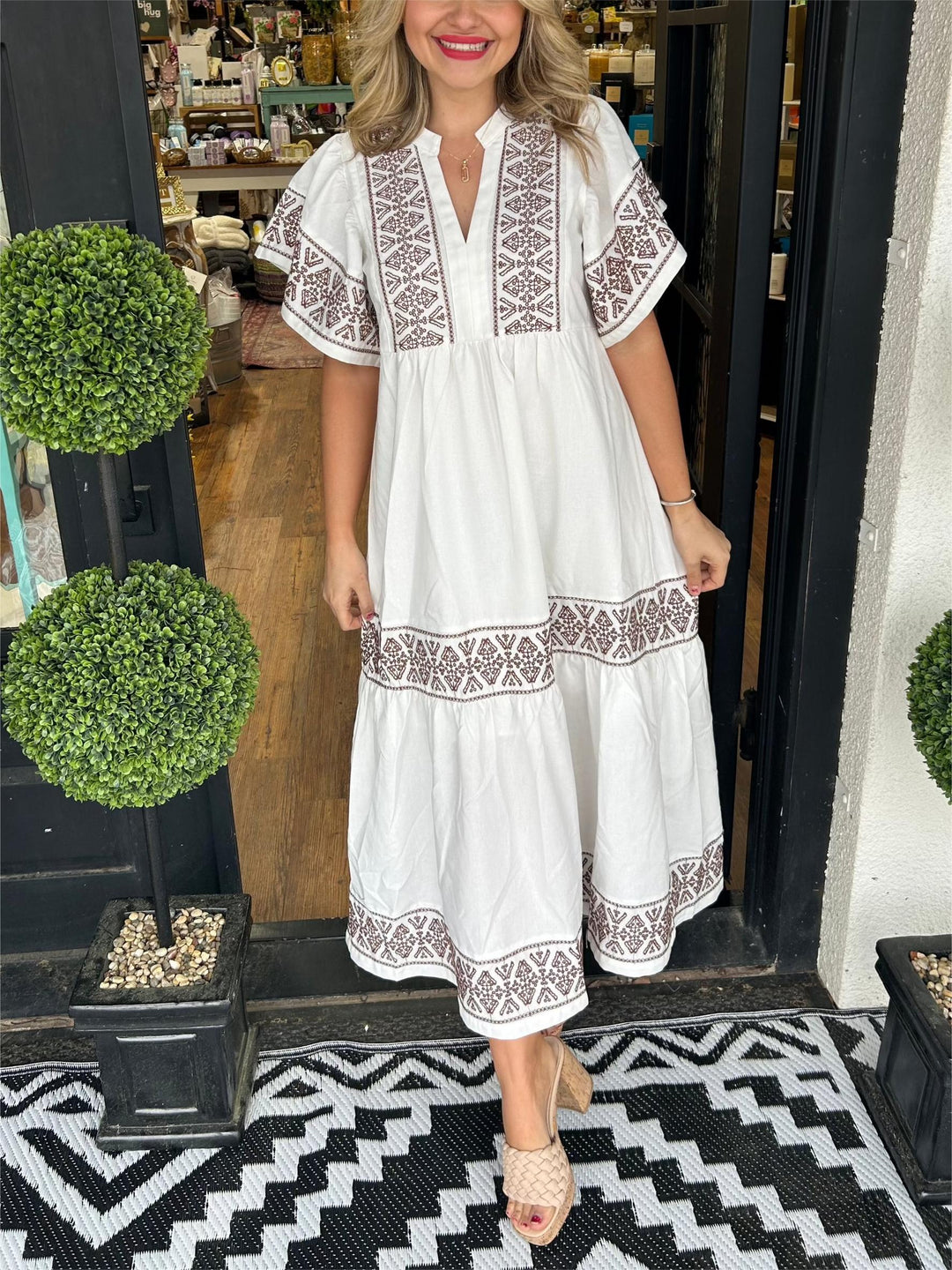 Alice — Robe Femme Boho Noire, Mocha, Wine Red Pour Style Confirme