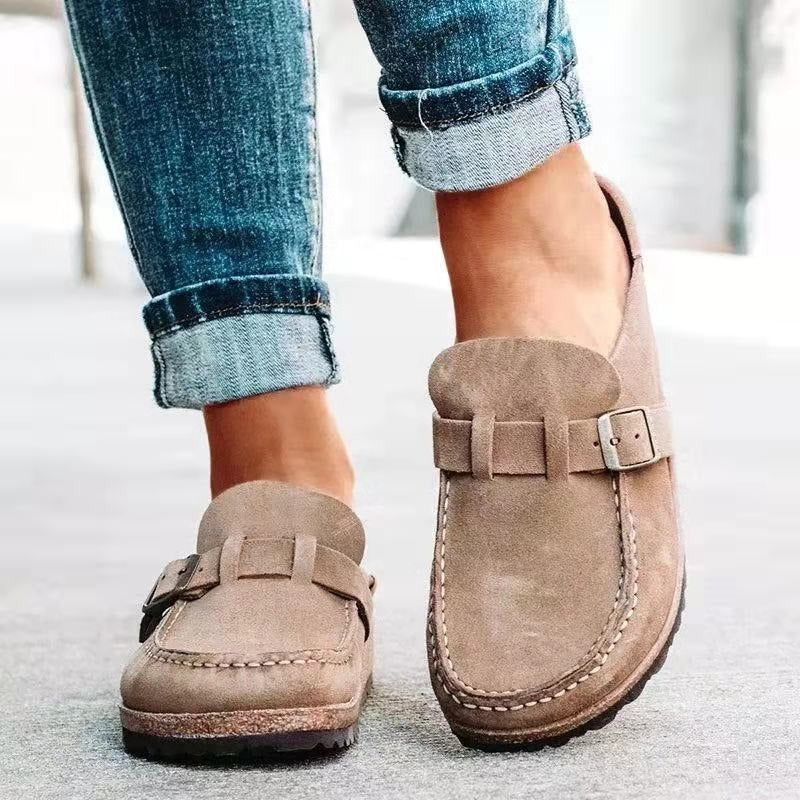 Ginevra | Sandales Boucle Talon Ouvert Femme | Confortables Été