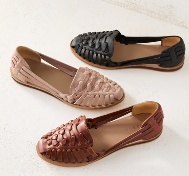 Marina | Sandales Plates Tressées Femme | Confortables Été