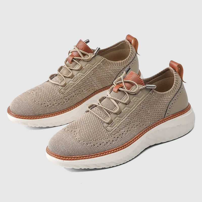 Tobias | Baskets Tricot Lacets Homme | Légères Confortables