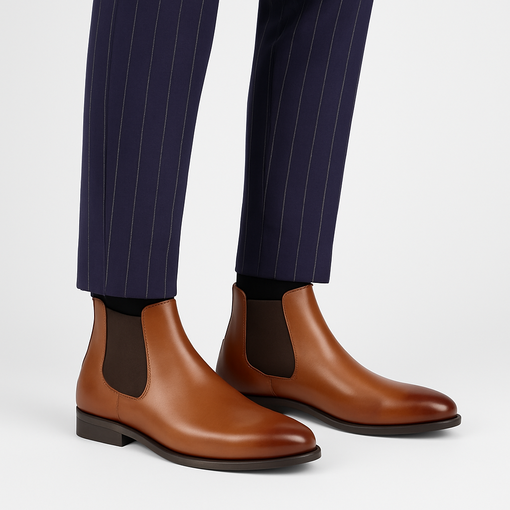 Hylus | Chelsea Boots Classiques Homme | Habillés Confortables