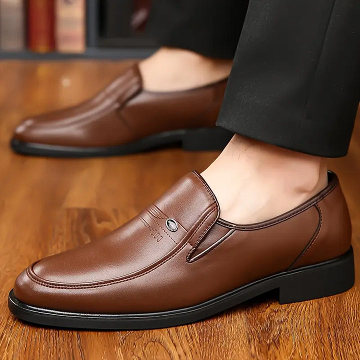 Levente | Mocassins Habillés Homme | Marche Bureau Confortables