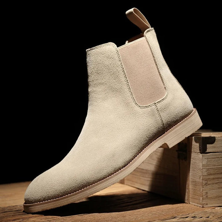 Rowan | Chelsea Boots Daim Homme | Confortables Orthopédiques